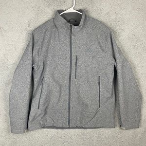 THE NORTH FACE Apex Bionic Windwall Softshell Jacket Mens XL Gray